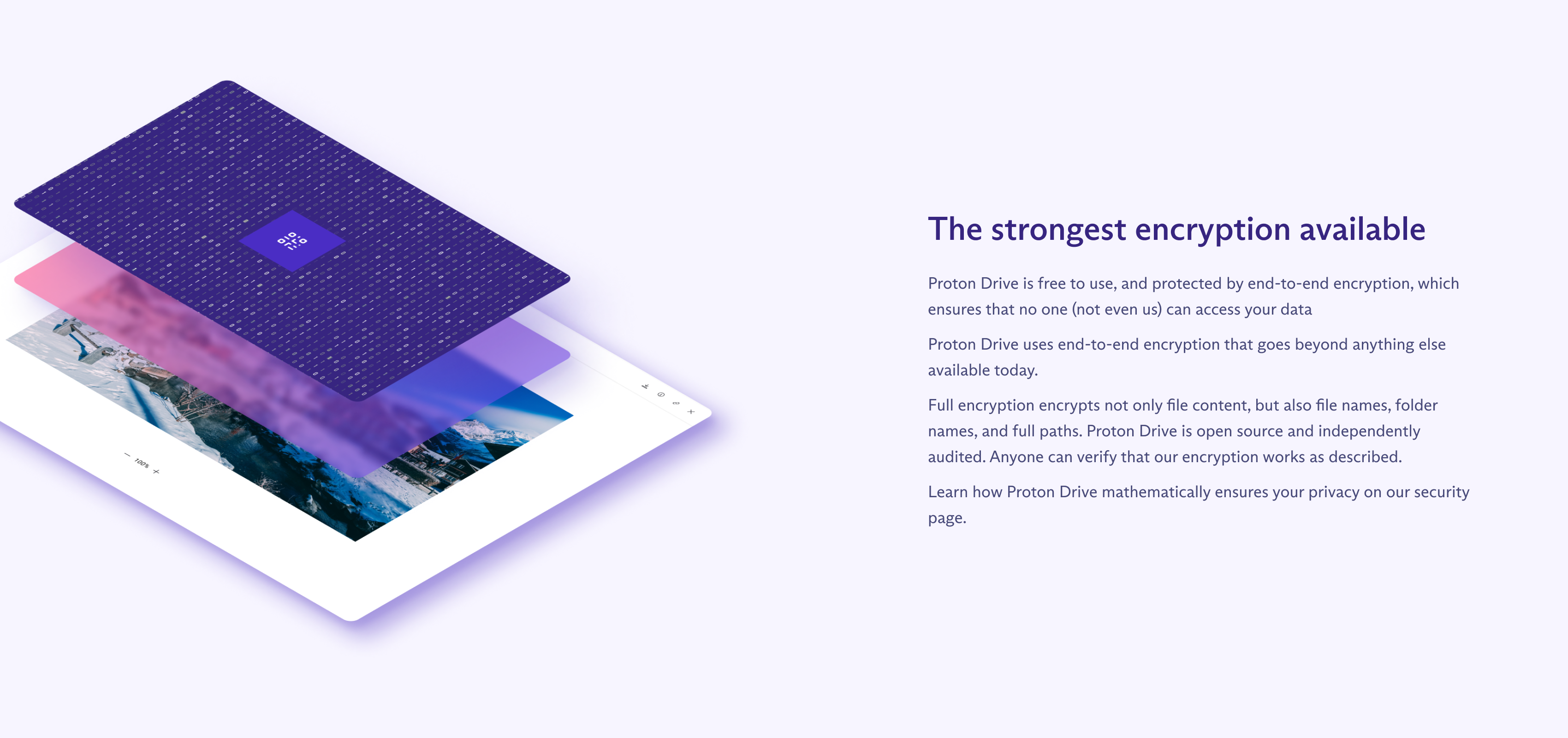 Proton Drive encrypted storage