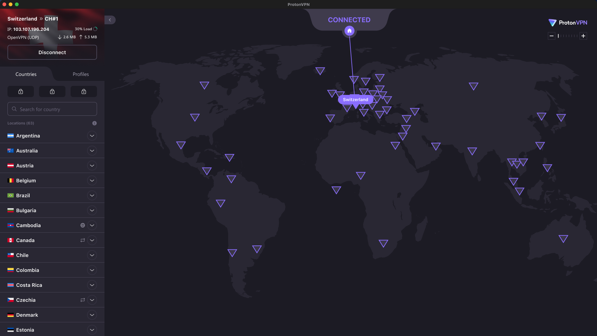 Proton VPN desktop app
